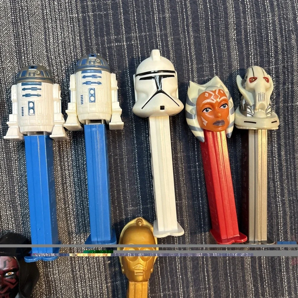 Vintage Pez Dispenser Lot of 11 Collection Star Wars Yoda Wookie Collection